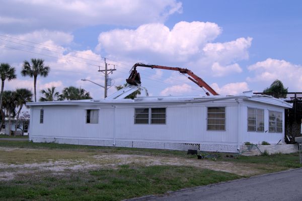 Mobile Home Demolition in Gary