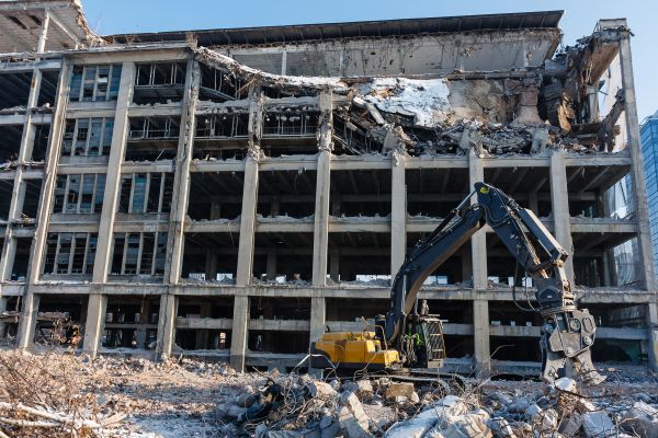 Commercial Building Demolition in Gary