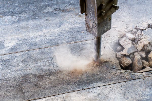 Concrete Patio Removal in Gary