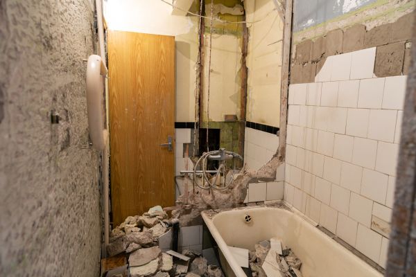 Shower Tile Demolition in Gary